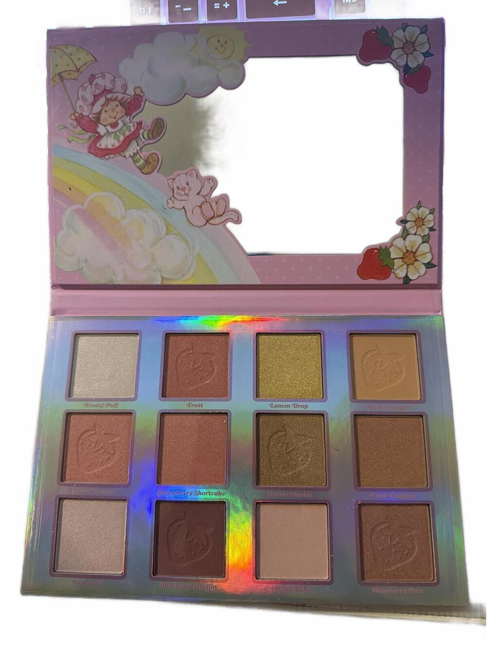 Strawberry Shortcake 12-Pan Eyeshadow Palette Pink Hologram - Picture 2 of 2